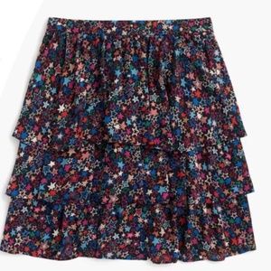 J.Crew Tiered Ruffle Skirt